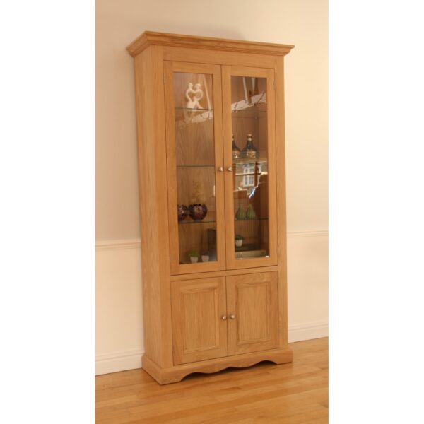 Pelham Wide Glazed Bookcase