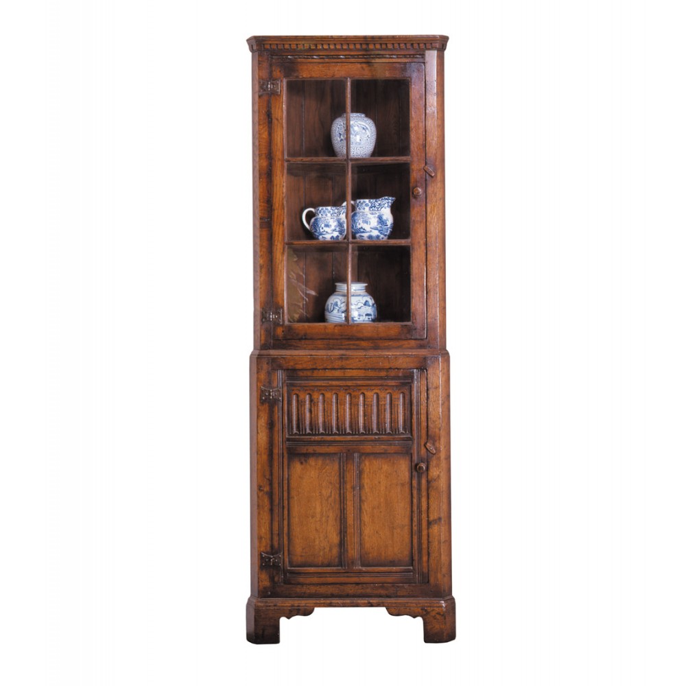 Titchmarsh & Goodwin Glazed Corner Cabinet