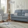 Buckingham sofa and accent chair