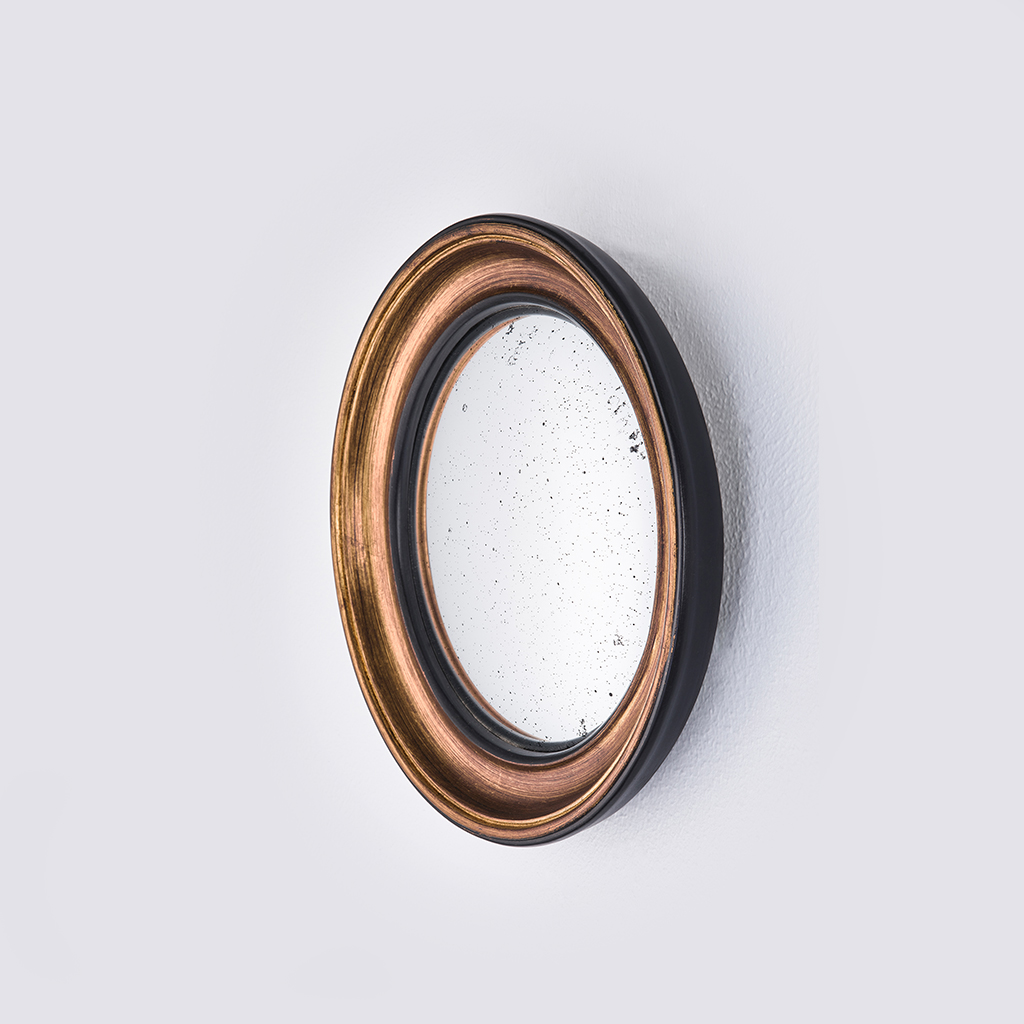 Convex Gold Small Mirror