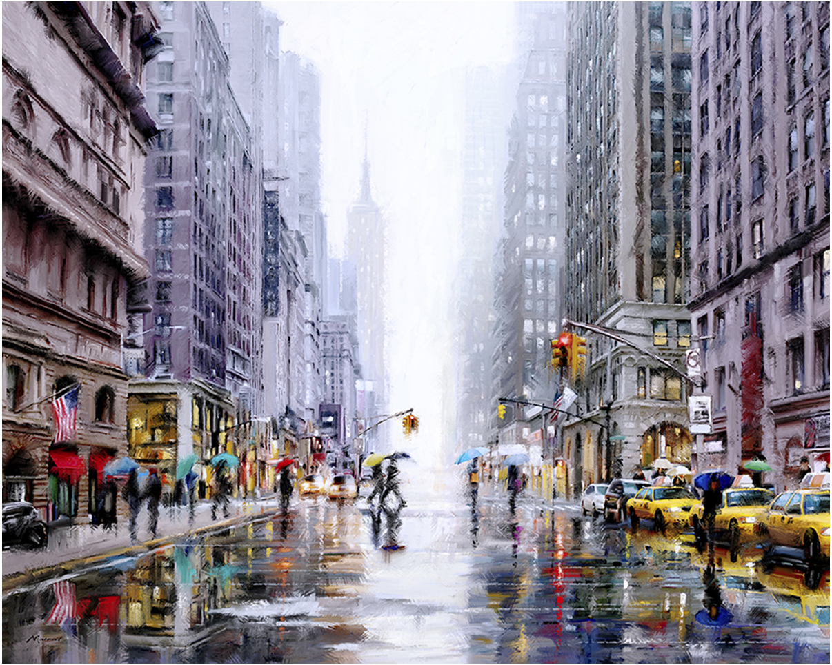 Rainfall on 5th Avenue