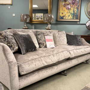 velvet 3 seater sofa