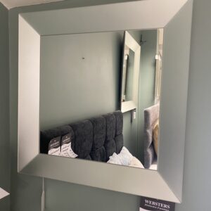 Silver Framed mirror