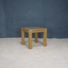 Square Light Oak Lamp & Coffee Table