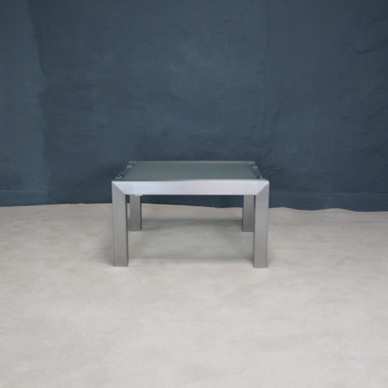 Brushed Chrome Lamp / Coffee Table - Image 2