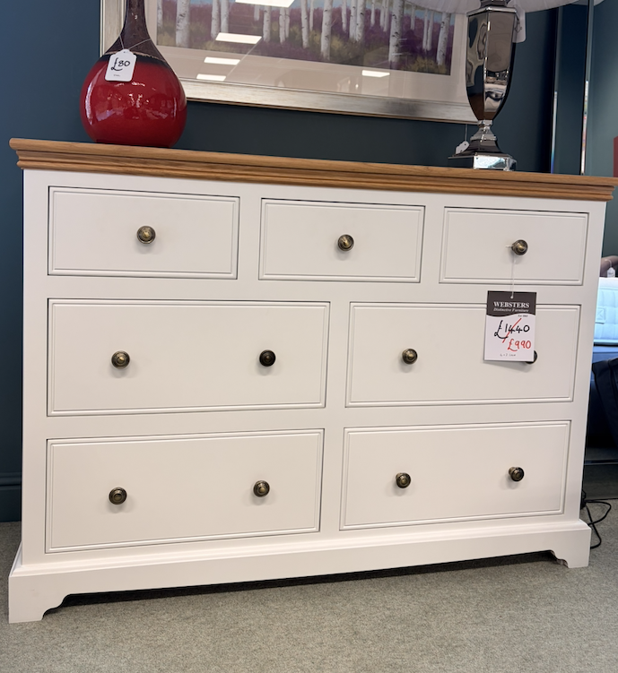 painted sideaboard with drawers