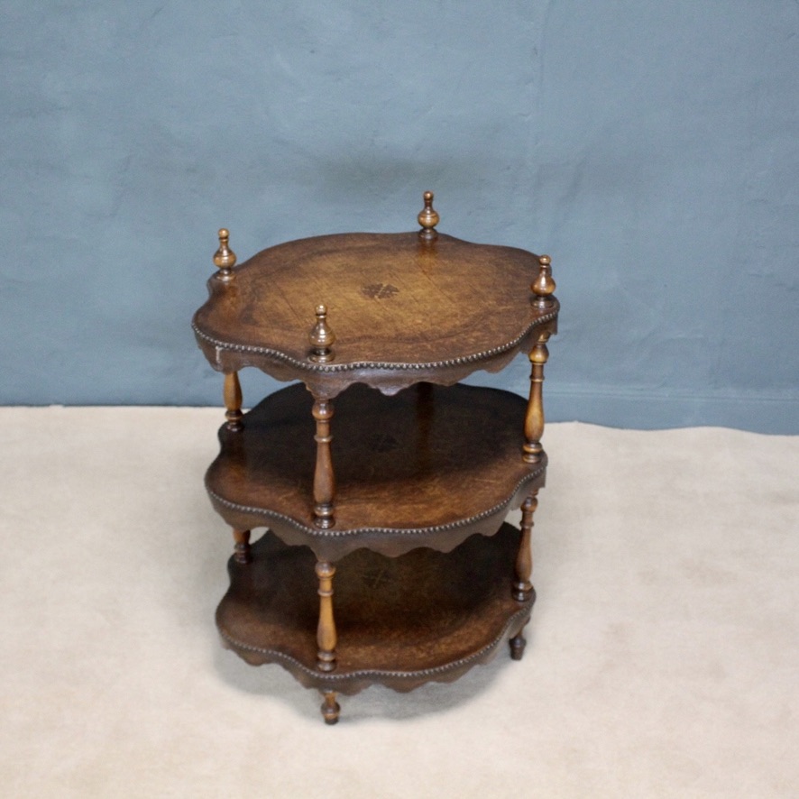 Leather Bound Wot Not Table