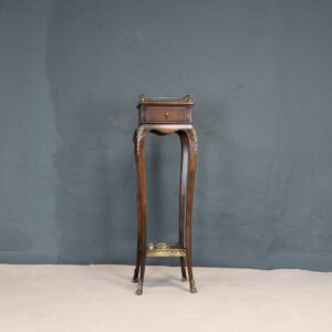 French Regency Walnut Torchiere Table