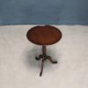 Round Mahogany Pedestal Tea Table