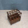 Walnut Newspaper Magazine Rack / Stand - Image 2