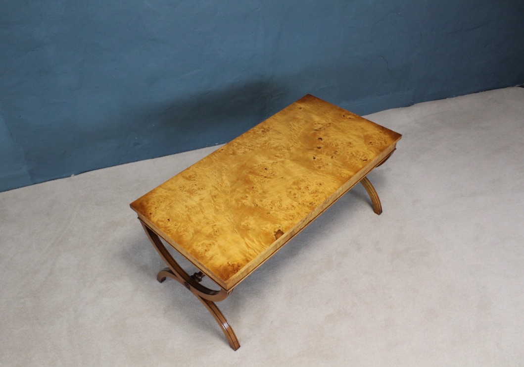 Burr Walnut Coffee Table - Image 2