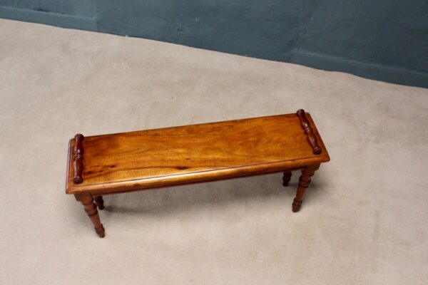 Solid Walnut Bench Seat Stool - Image 2