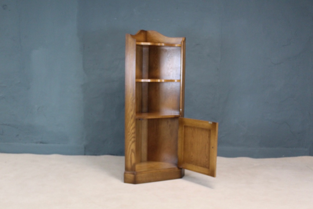 Oak Corner Cabinet