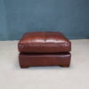 Leather Pouffe