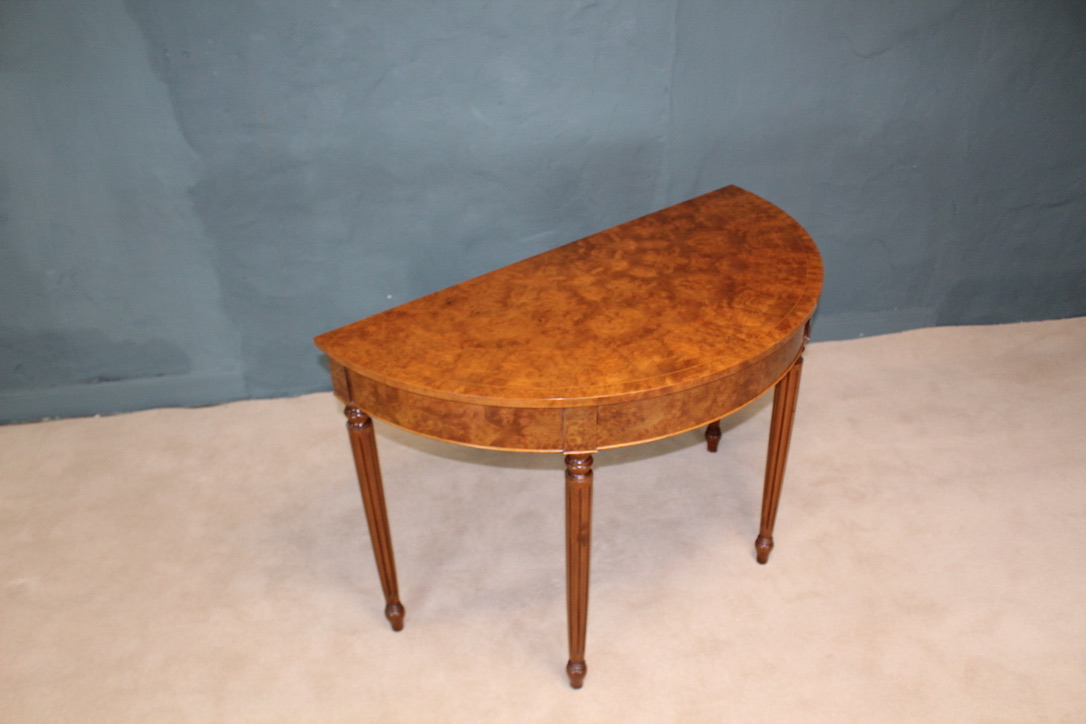 Walnut Console Table - Image 3