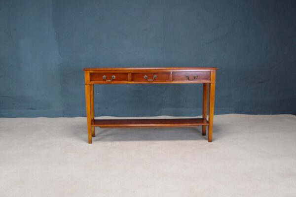 Walnut Console Table