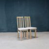 Ladder back dining chair