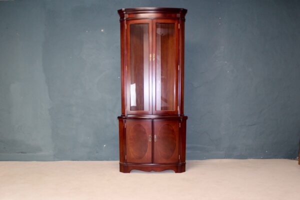 Mahogany Corner Cabinet