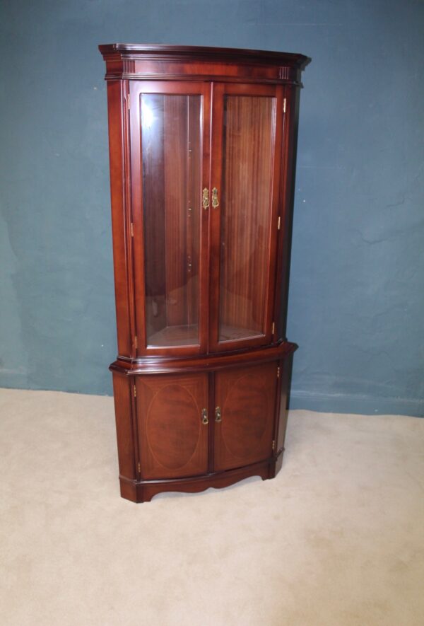 Mahogany Corner Cabinet