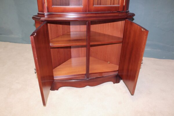 Mahogany Corner Cabinet