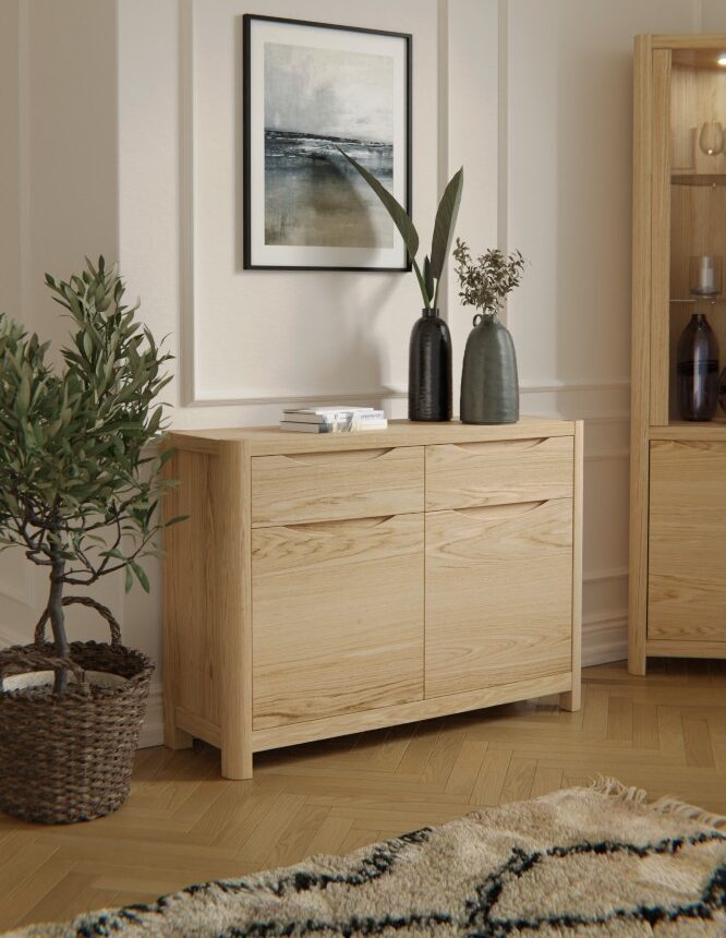 Stockholm Two Door Two Drawer Sideboard