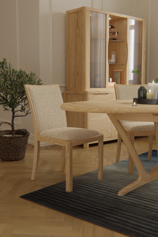 Stockholm Low Back Dining Chair