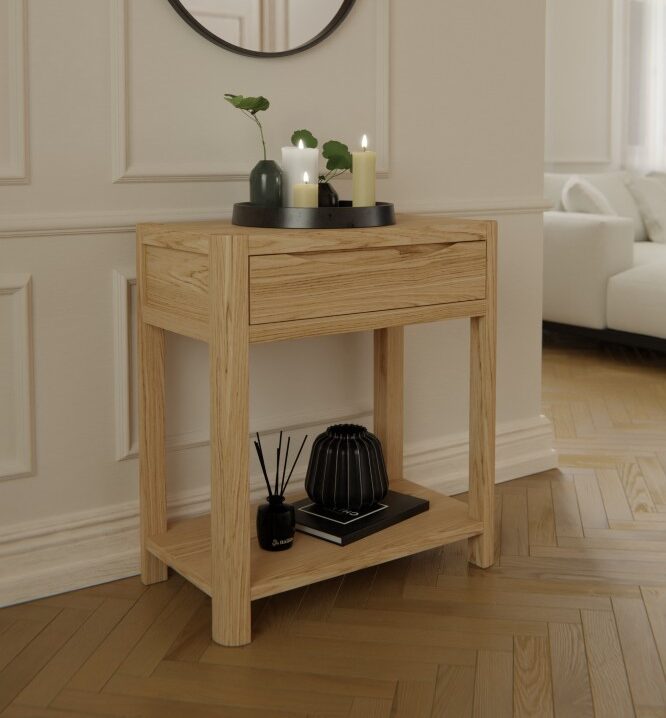 Stockholm 1 Drawer Hall Table