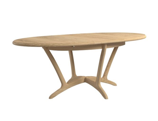 Stockholm Oval Extending Dining Table - Image 3
