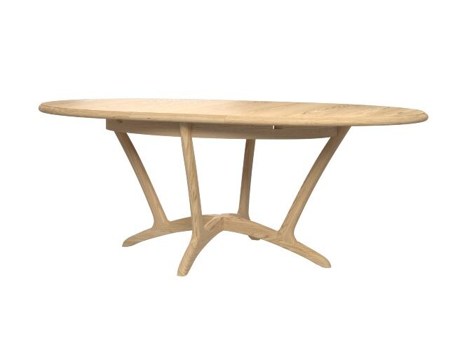 Stockholm Oval Extending Dining Table - Image 4
