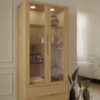 Stockholm 2 Door 2 Drawer Display Cabinet