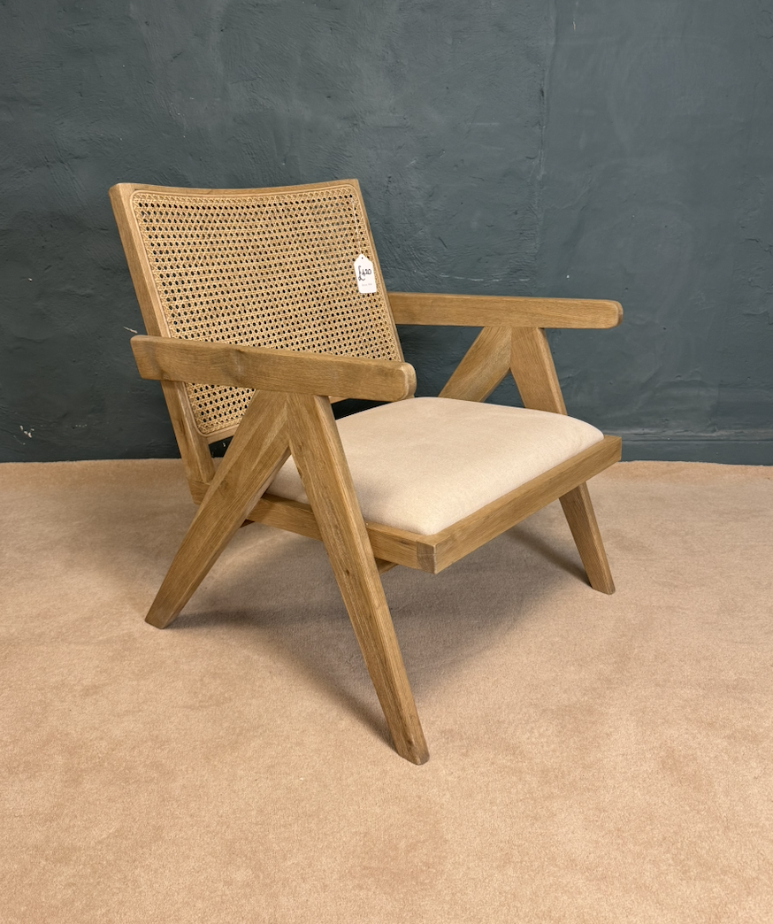rattan back chair
