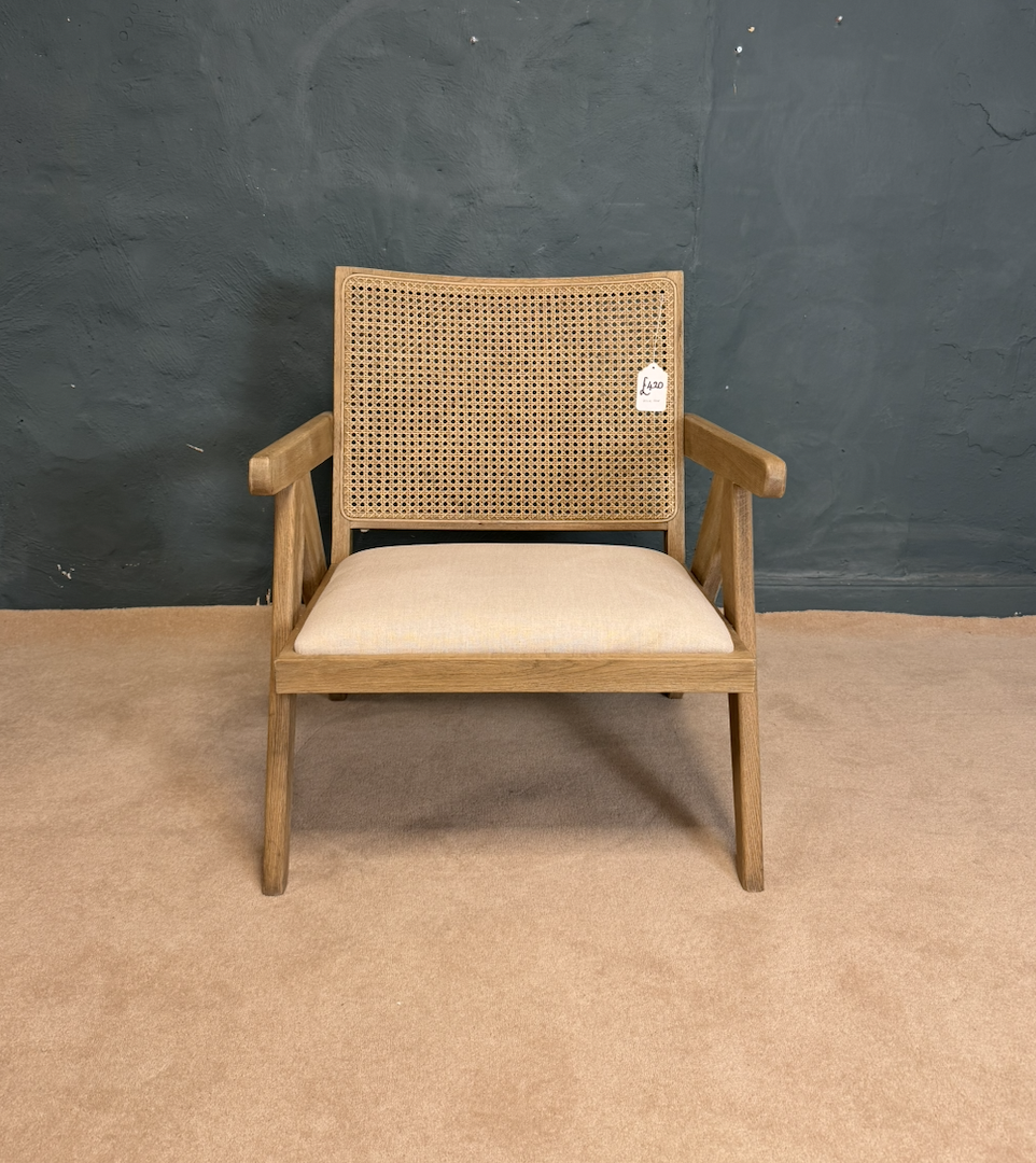 rattan back chair