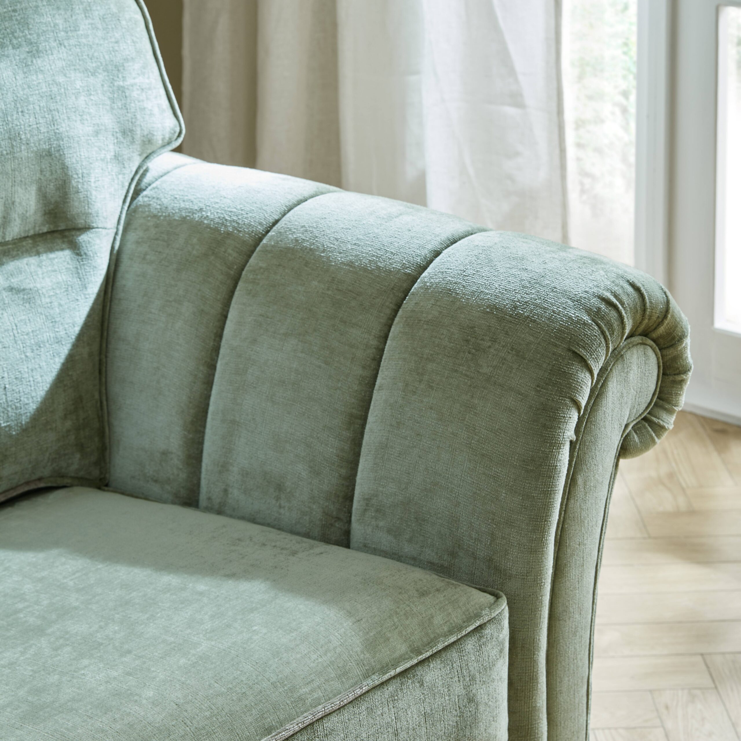Velvet sofa
