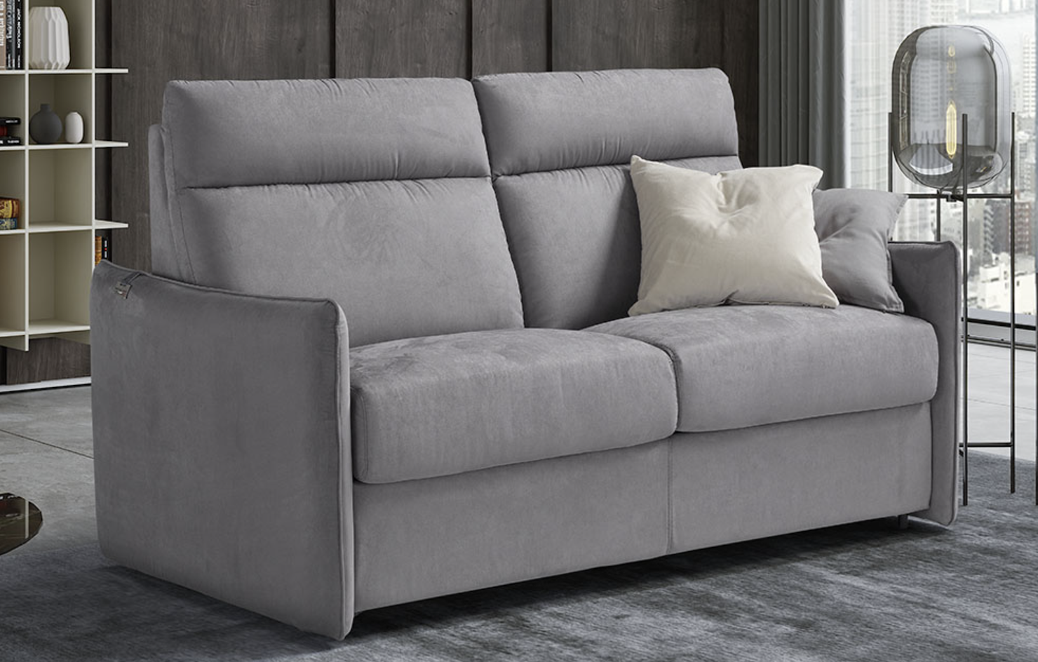 Sofa bed with built in mattress