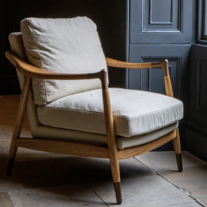 Ivory Canvas Chair
