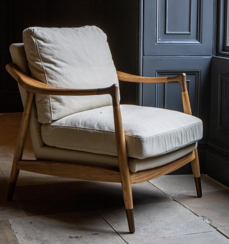 Ivory Canvas Chair